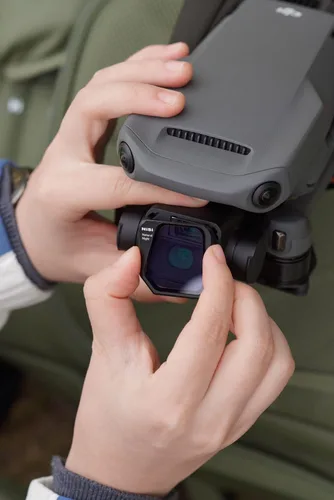 Miniatura 6 de NiSi True Color ND8/PL para DJI Mavic 3 Filtro polarizador de densidad neutra de 3 paradas para fotografía y videografía de drones