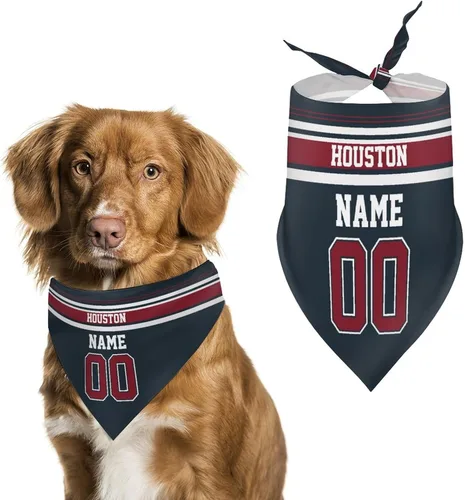 Miniatura 35 de Arizona - Bandana de fútbol para perro, diseño personalizado, número de nombre, regalos para gatos