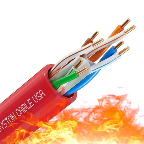 Miniatura 11 de Syston Cable Technology Cable de Internet Ethernet Cat6e – 10 pies, 600 MHz 23AWG de alambre de cobre sólido desnudo apto