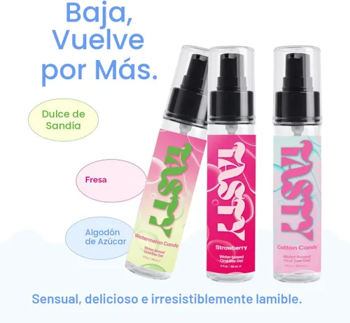 Miniatura 8 de IntiMD Crazy Girl Gel Comestible para Sexo Oral con Base de Agua y Sabor a Algodón de Azúcar, 2 Onzas, para Hombres, Mujeres y Parejas