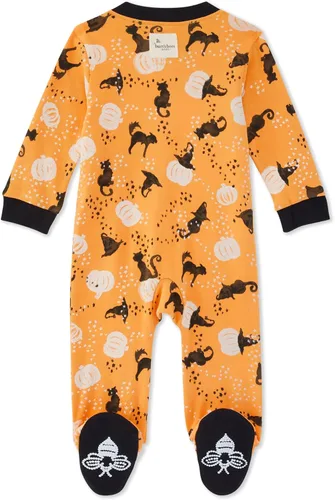 Miniatura 2 de Burts Bees Baby - Pijama de una pieza enterizo de bebé de 100 algodón orgánico con cremallera frontal para dormir