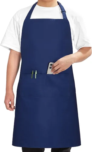 Miniatura 14 de Syntus Chef Apron for Men Women Kitchen Cooking Apron with Pockets, Adjustable Bib Aprons Stain Resistant