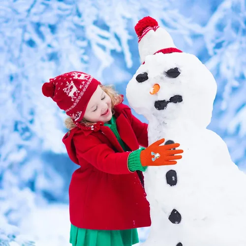 Miniatura 39 de Hicdaw 6 pares de guantes de invierno para niños, guantes de punto elásticos y cálidos para niños o niñas