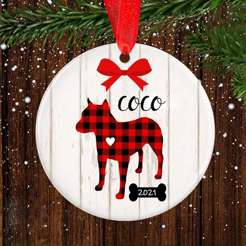 Miniatura 30 de Adorno de Navidad para mascotas, adorno de Beagle, regalos para amantes de mascotas, regalo conmemorativo para mascotas, recuerdo de Beagles