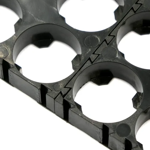 Miniatura 2 de 3 x 5 celdas/4x5 celdas/2xCell/3xCell/18x6x50x1 Celda 18x6x50 Baterías espaciador radiante Shell Soporte de calor de plástico (30 piezas 3x5 celdas)