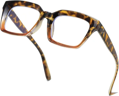 Miniatura 9 de Lentes de bloqueo de luz azul, para lectura en computadora, juegos, televisión, teléfonos, gafas para mujeres y hombres, marco cuadrado grueso 2105