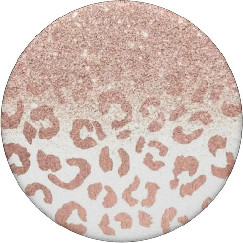 Miniatura 3 de Soporte para teléfonos y tabletas, diseño de leopardo, color oro rosa