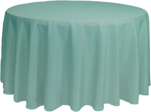 Miniatura 44 de YOUR CHAIR COVERS - Mantel redondo de poliéster prémium de 120 pulgadas - Mantel de lino color champán para mesas redondas estándar