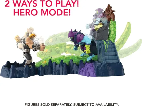 Miniatura 6 de He-Man and The Masters of the Universe Chaos Snake Attack Playset, Skeletor Fortress con 2 figuras de acción (He-Man y Skeletor), regalo