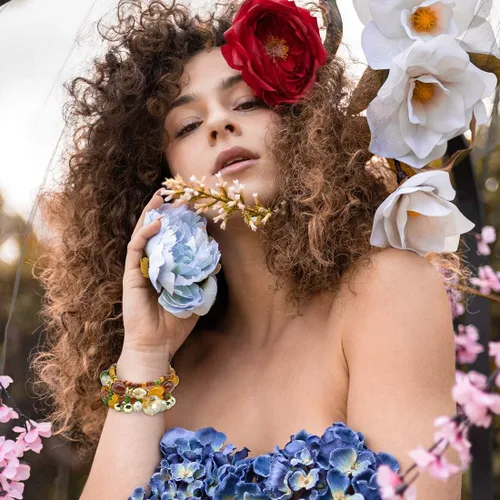 Miniatura 6 de VONRU - Conjuntos de pulseras bohemias para mujer, 6 juegos de pulseras elásticas apilables multicolor, estilo hippie, joyas finas