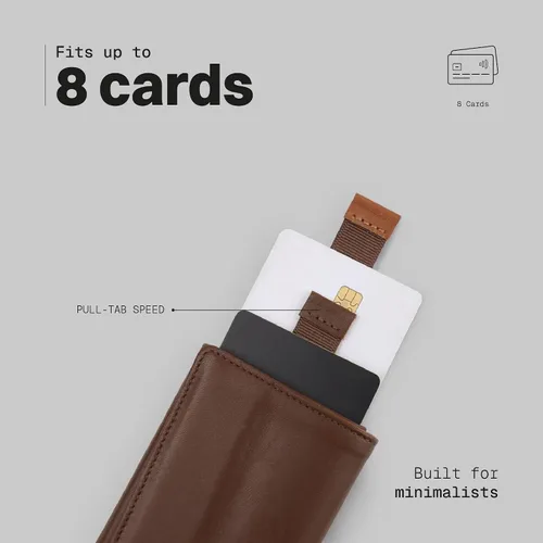 Miniatura 47 de The Frenchie Co. - Wallet Mini - Mini billetera organizadora de tarjetas compacta - Diseño de bolsillo delgado para el transporte diario - Perfil