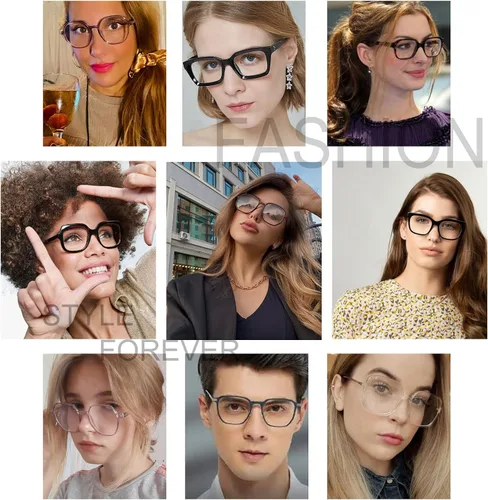 Miniatura 6 de Fashion TR90 Frame Blue Light Blocking Glasses Computer Glasses for Women Men