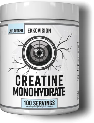 Miniatura 14 de Ekkovision Polvo de Monohidrato de Creatina Micronizado, Cereza Negra, Suplemento Pre Entrenamiento y Post Entrenamiento para Hombres y Mujeres
