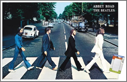 Miniatura 4 de Trends International Beatles-Abbey Road - Póster de pared, 22.375 x 34 pulgadas, versión sin marco, dormitorio