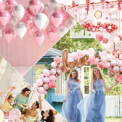 Miniatura 6 de Chamvis Bomba de globo eléctrica, bomba de globo de 110 V 600 W inflada, bomba de aire para globos: máquina sopladora de globos para llenar globos