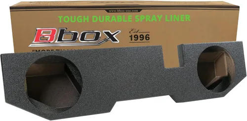 Miniatura 10 de Bbox - Caja sellada de subwoofer individual de 10 pulgadas, compatible con Dodge Ram Quad Cab 2002-2018, cajas y carcasas de subwoofer alfombradas