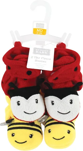 Miniatura 52 de Hudson Baby - Conjunto de accesorios de invierno, botines de forro de vellón unisex para niños