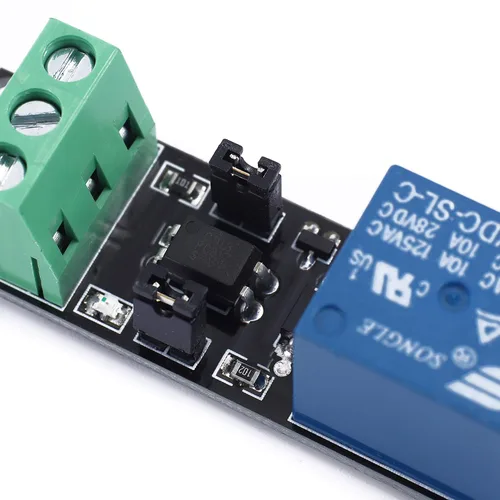 Miniatura 3 de Teyleten Robot Optoacoplador de 1 canal DC 3V/3.3V Relé Módulo de controlador de alto nivel Placa de control de unidad aislada Módulo de relé