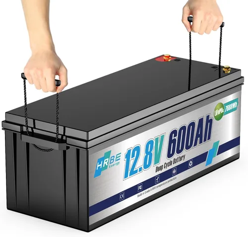 Miniatura 9 de Batería LiFePO4 recargable de 12 V 50 Ah, batería de litio fosfato de hierro y litio de más de 3000 ciclos, perfecta para RV, sistema solar, motor