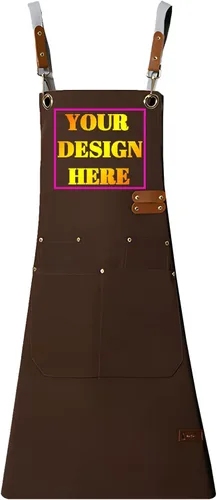Miniatura 18 de Delantal personalizado personalizado para mujeres/hombres, delantales de cocina ajustables para estilistas de peluquería, delantales impermeables