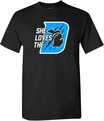 Miniatura 3 de She Loves The D Men's T-Shirt for Football Fans Dallas - Camisa azul marino