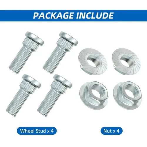 Miniatura 7 de Pernos de rueda trasera para Polaris Sportsman Ranger Outlaw Magnum Trail Blazer Trail Boss Predator Scrambler Xpedition Xplorer Xpress ATP Hawkeye