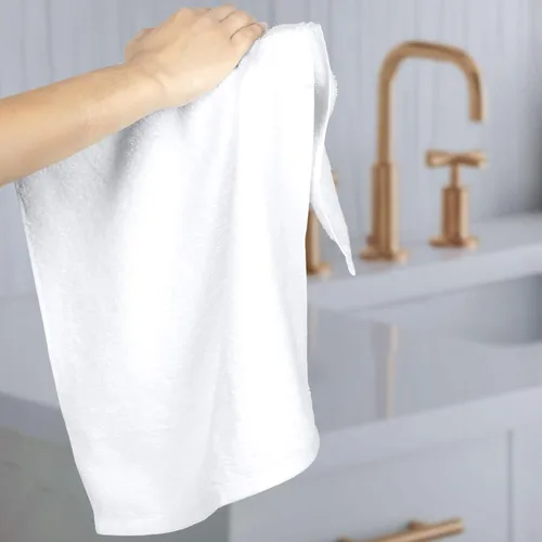 Miniatura 7 de Amazon Basics Toallas de mano de algodón suave y grueso, 16 x 26 pulgadas, color blanco, paquete de 24