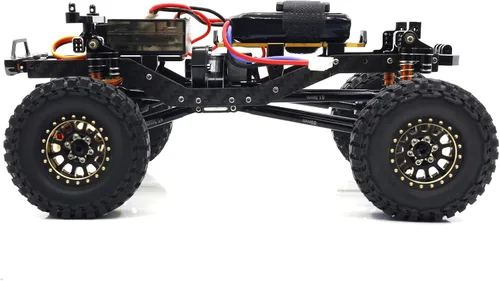 Miniatura 7 de 1.0 Plus Latón Beadlock Ruedas RC Juego de llantas de 1.48 oz/pcs 6 radios llantas para TRX4M Axial SCX24 FMS FCX24 1/18 1/24 RC Crawler Accesorios