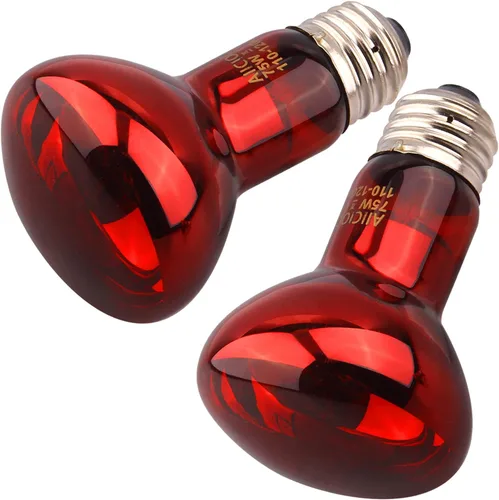 Miniatura 8 de Bombilla de calor para reptiles, 60 W, emisor de calor de cerámica, sin daño, sin luz, lámpara de calentador infrarrojo para gallinero, lagarto