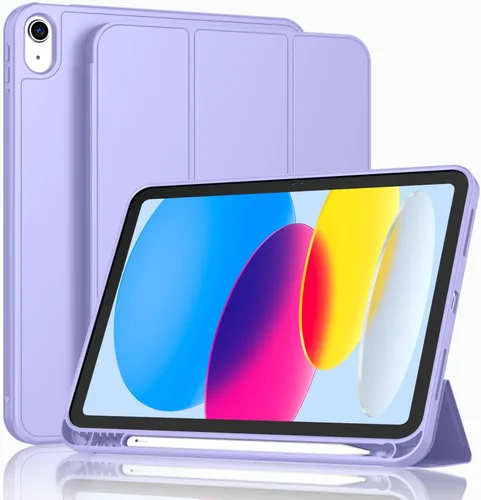 Miniatura 8 de ToaPoia - Funda para iPad (A16) de 11 pulgadas 2025/iPad 10.ª generación de 10.9 pulgadas 2022, cubierta protectora delgada con soporte triple