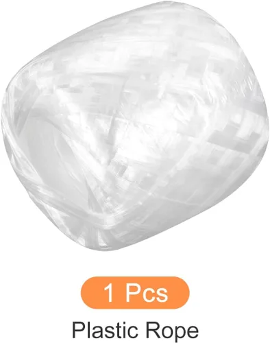 Miniatura 5 de Cuerda de nailon de poliéster [para embalaje incluido en el hogar DIY] -250m/820ft / 1 rollo de plástico, blanco