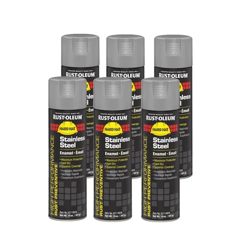Miniatura 6 de Rust-Oleum V2196838 - Pintura en aerosol de esmalte preventivo de óxido V2100 de alto rendimiento, contenedor de 20 onzas líquidas, relleno de 15