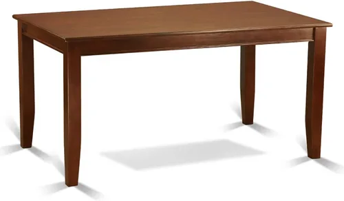Miniatura 4 de East West Furniture DUCA7-MAH-LC - Juego de comedor de 7 piezas que consta de una mesa de comedor rectangular y 6 sillas de cocina tapizadas de piel