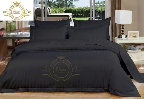 Miniatura 8 de Corona Collection Hotel beddings 600-thread-count Juego de sábana 100% algodón egipcio, 4 pieza Fit hasta 12" Deep Pocket todo Damask rayas elástica
