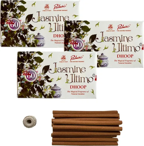 Miniatura 9 de Padmini Varillas de incienso clásicas (paquete de 3 – 45 varillas)