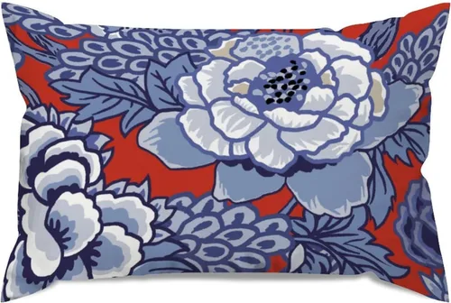 Miniatura 113 de ArogGeld Fundas de Almohada Euro Sham Florales Verde y Blanco Gris Estilo Chinoiserie Funda de Almohada Asiática Funda de Cojín Decorativo 18x18