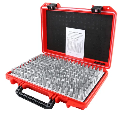 Miniatura 3 de Accusize Industrial Tools 0.011 '' a 0.060'', 50 piezas de acero Plug Pin Gage Set, menos, clase Zz, M0 (-)