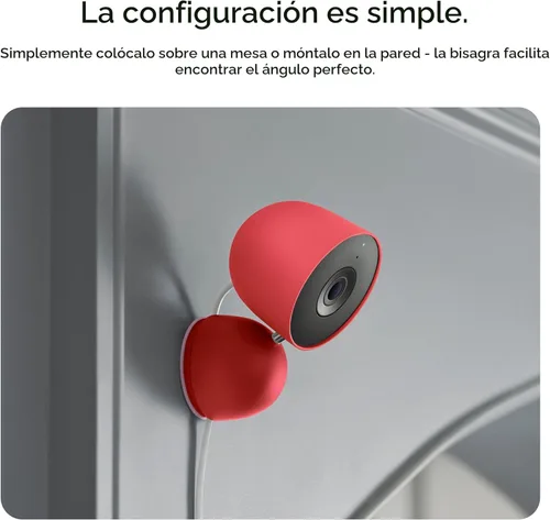 Miniatura 10 de Google Nest Cam Indoor (cableada, 3ª generación) - Cámara de seguridad con video 2K y Gemini, visión nocturna, audio de 2 vías, funciona con Google