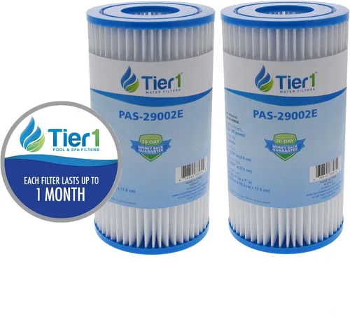 Miniatura 2 de Tier1 Cartucho de filtro para piscina y spa, paquete de 2 Reemplazo para piscinas Intex 29000E/59900E tipo A o C Easy Set, C-4607, PC7-120, Filbur