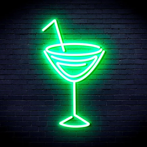 Miniatura 16 de AdvPro Seco Martini Flex Silicona LED Neon Sign - Azul - st16s32-fnu0207-b