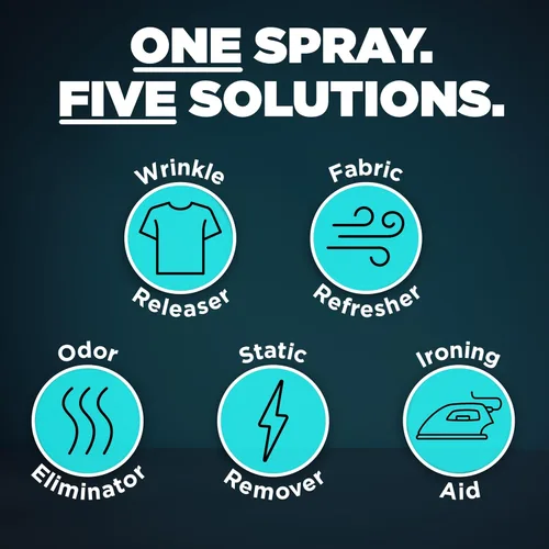 Miniatura 4 de Espray Downy para sacar las arrugas, todo en uno, eliminador de olores, removedor de estática, refrescador de telas y ayuda para planchar