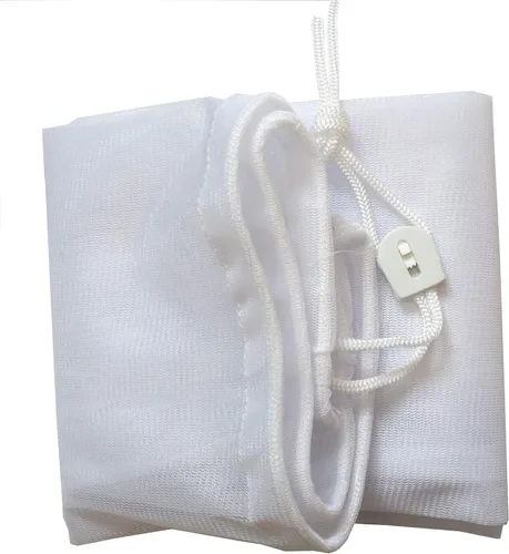 ATIE PoolSupplyTown - Bolsa de malla fina de 16 pulgadas de ancho x 24 pulgadas de largo con cordón de cierre para aspiradora de hojas de