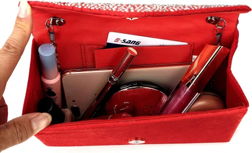 Miniatura 3 de Nodykka Monederos y bolsos de mano de noche, bolsos cruzados clásicos para boda, fiesta, bolso de hombro para mujer