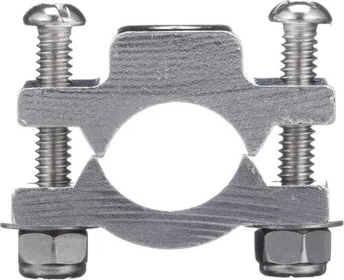 Miniatura 5 de Attwood 5074-3 Sure-Grip Rod Holder Mounting Base — Clamp-On Rail Base, Fits Round Rail Up to 7/8-In. Diameter, Extruded Aluminum