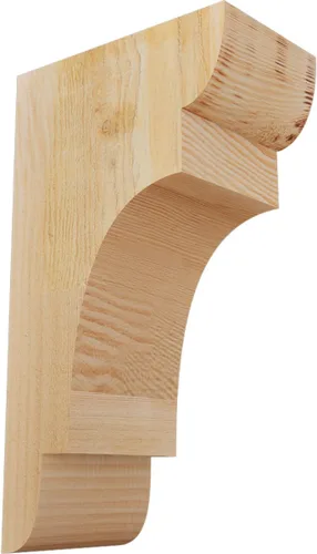 Miniatura 41 de Ekena Millwork COR04X12X12NEB00RWR 4 pulgadas de ancho x 12 pulgadas de profundidad x 12 pulgadas de alto New Brighton Rough Sawn Corbel, cedro rojo