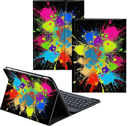Miniatura 70 de Para Samsung Galaxy Tab S6 Lite Funda 2022/2020 Teclado Inalámbrico Desmontable Y Cubierta De Soporte De Cuero PU Funda Protectora Para Samsung