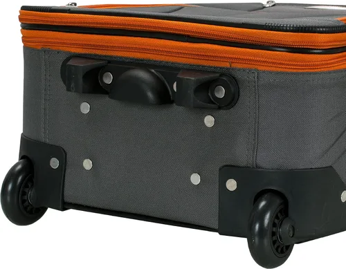 Miniatura 6 de Rockland juego de 4 piezas de valijas con ruedas y bolsas para viaje, Carbón), F32-CHARCOAL