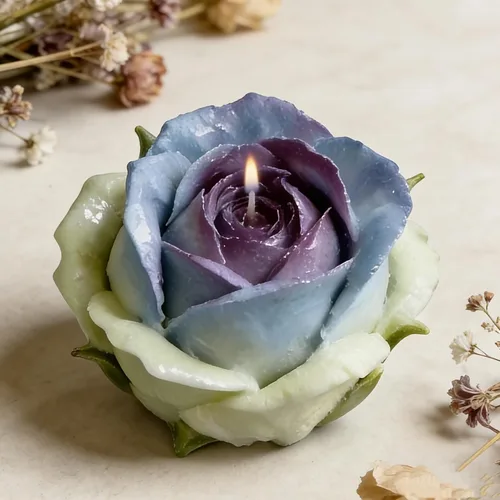 Miniatura 5 de Molde de resina rosa - Moldes de flores y bolas 3D para fundición de resina y fabricación de velas ZL-397