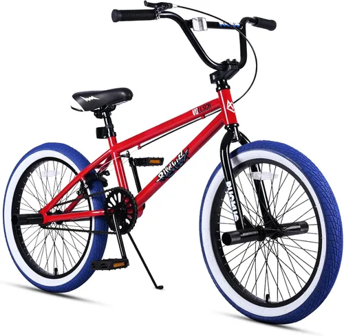 Miniatura 25 de vollsch Bicicletas BMX Freestyle de 18 y 20 pulgadas para adolescentes de 6 a 15 años de edad, niños, niñas, principiantes con palanca, varios