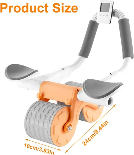 Miniatura 7 de 2026 Upgraded Ab Roller Wheel with Knee Mat &Timer - Automatic Rebound Abdominal Wheel with Elbow Support, Abs Workout Equipment for Core Strength